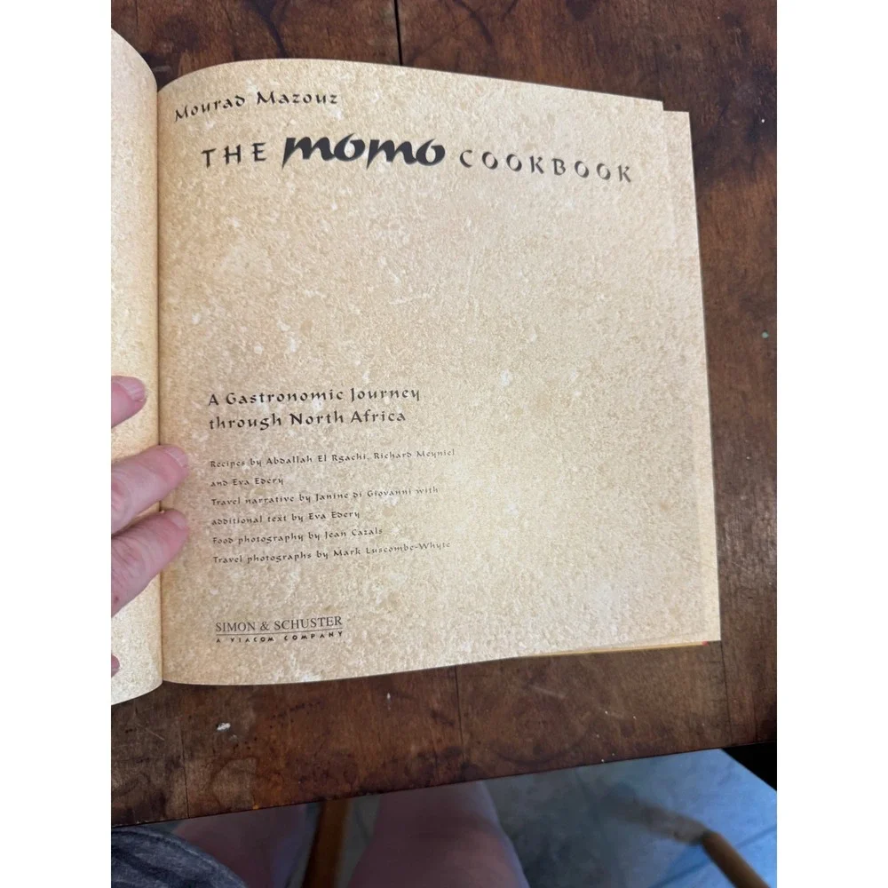 The Momo Cookbook Mourad Mazouz North Africa Gastronomic Journey Hardcover 2000